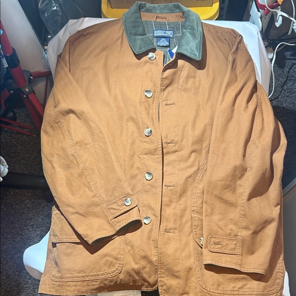 Lands' End Other - Lands' End ‘The Field Coat’ - XL 46-48 Regular - Brown Jacket with Green Collar